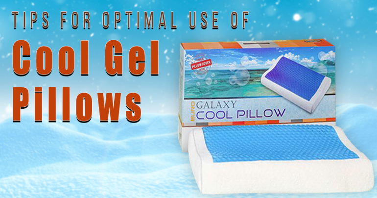 use of cool gel pillows